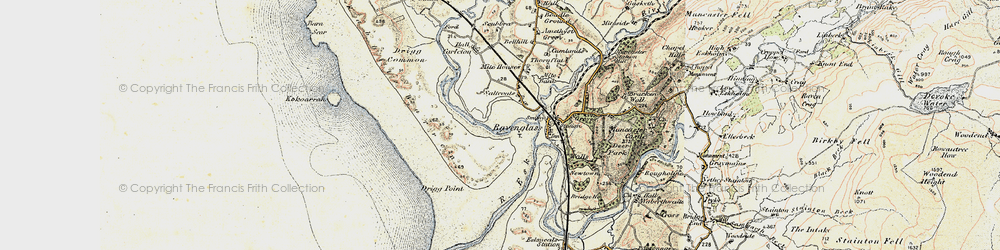 Old map of Saltcoats in 1903-1904