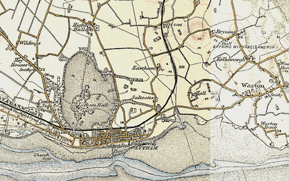 Old map of Saltcotes in 1903