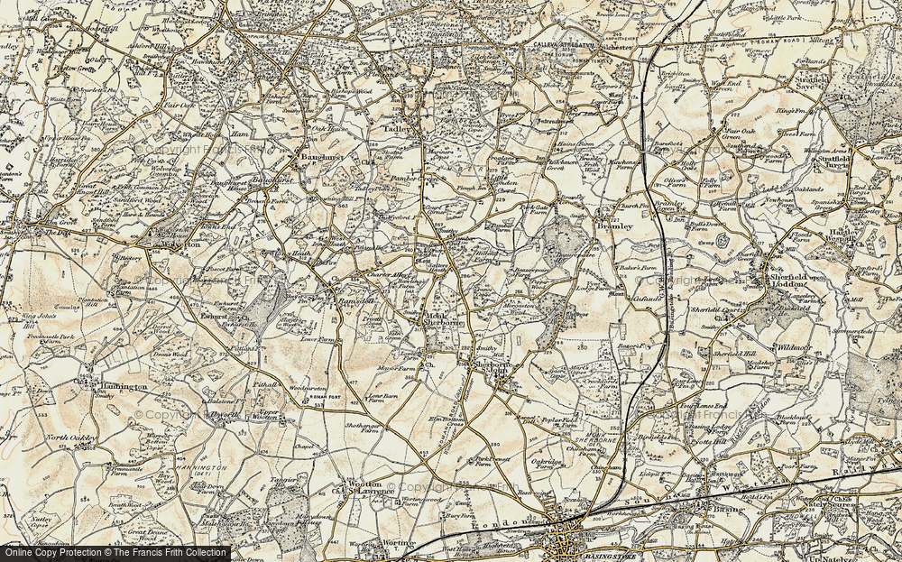 Old Map of Salters Heath, 1897-1900 in 1897-1900