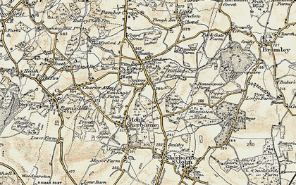 Old map of Salters Heath in 1897-1900
