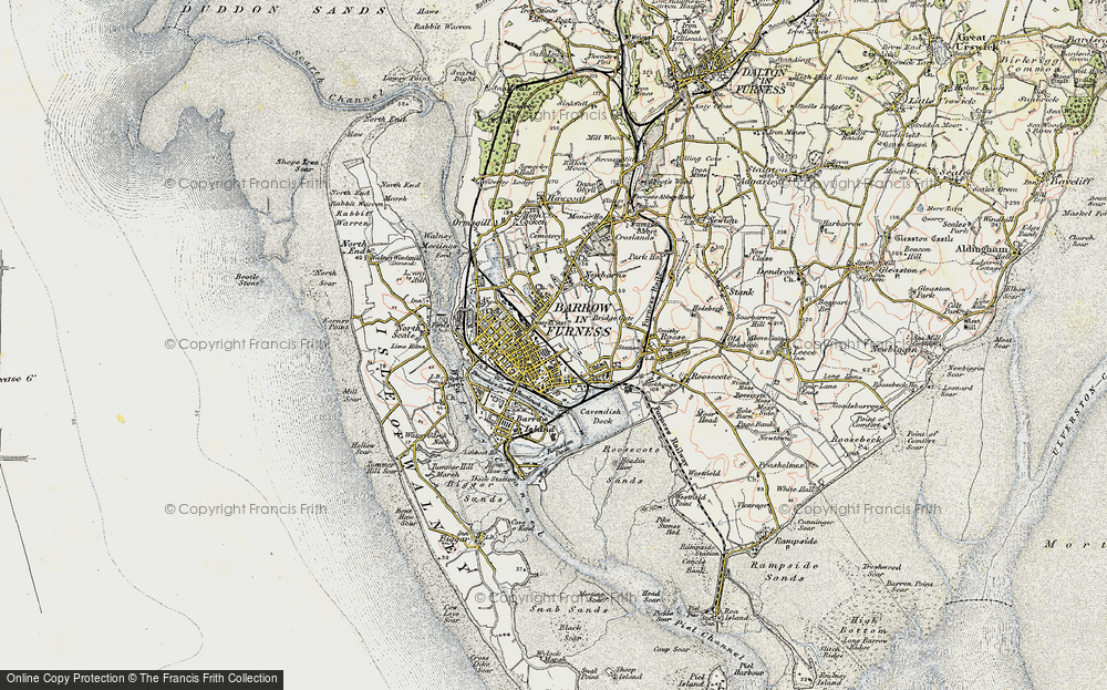 Old Map of Salthouse, 1903-1904 in 1903-1904