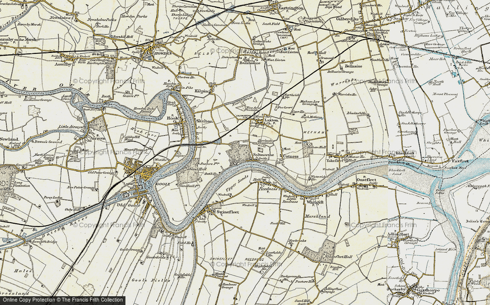 Old Map of Saltmarshe, 1903 in 1903