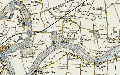 Old map of Saltmarshe in 1903
