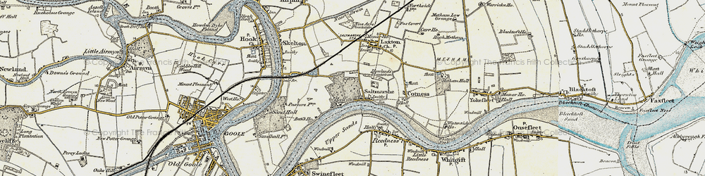 Old map of Saltmarshe in 1903