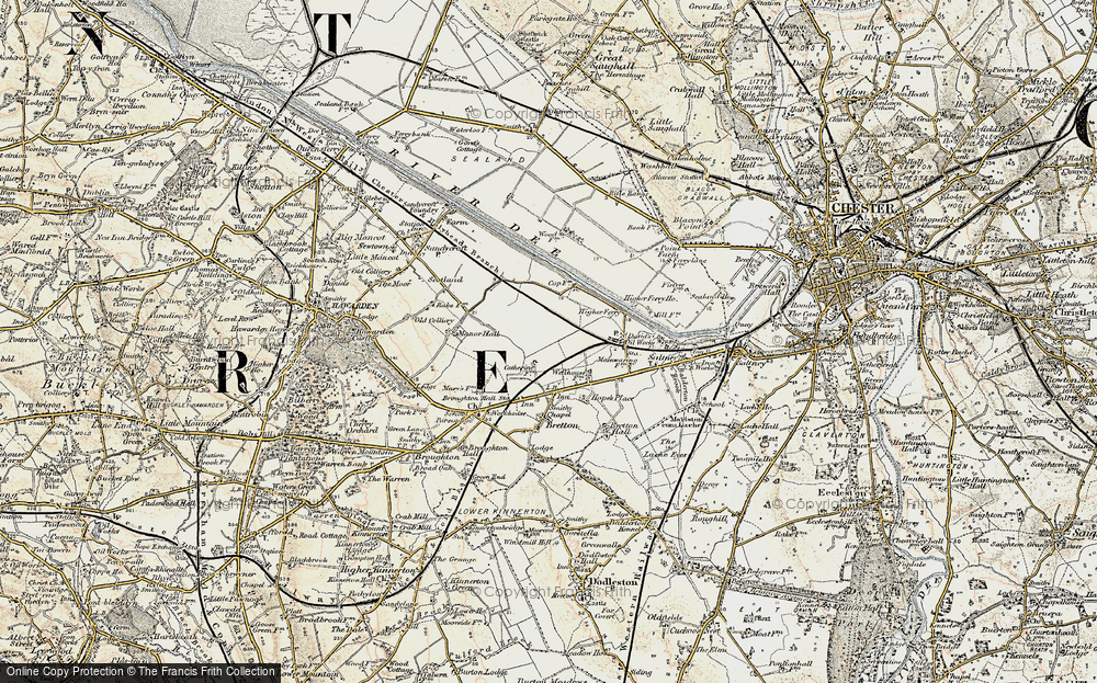 Old Map of Saltney Ferry, 1902-1903 in 1902-1903