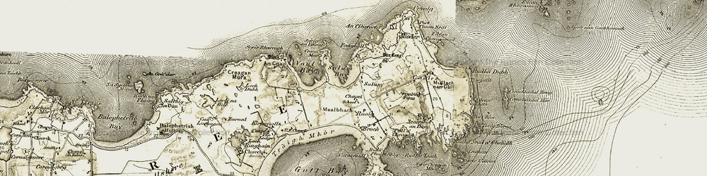 Old map of Salum in 1906-1907