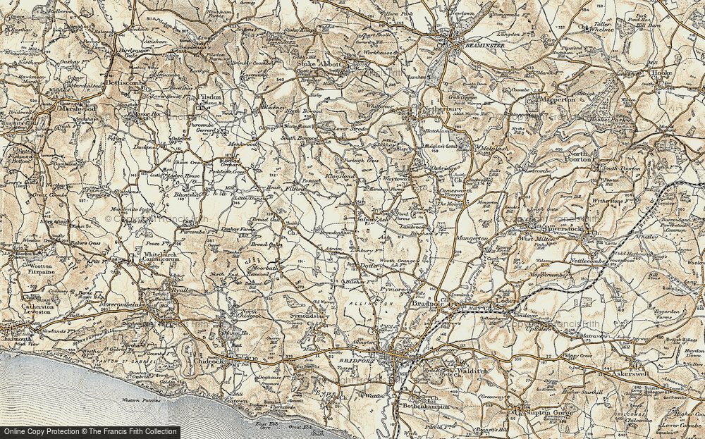 Old Map of Salway Ash, 1898-1899 in 1898-1899