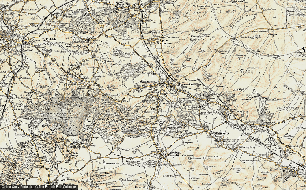 Old Map of Sambourne, 1897-1899 in 1897-1899