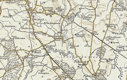 Old map of Sambrook in 1902