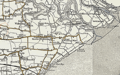 Old map of Samuel's Corner in 1898