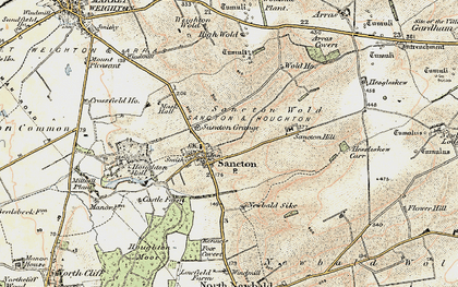 Old map of Arras in 1903