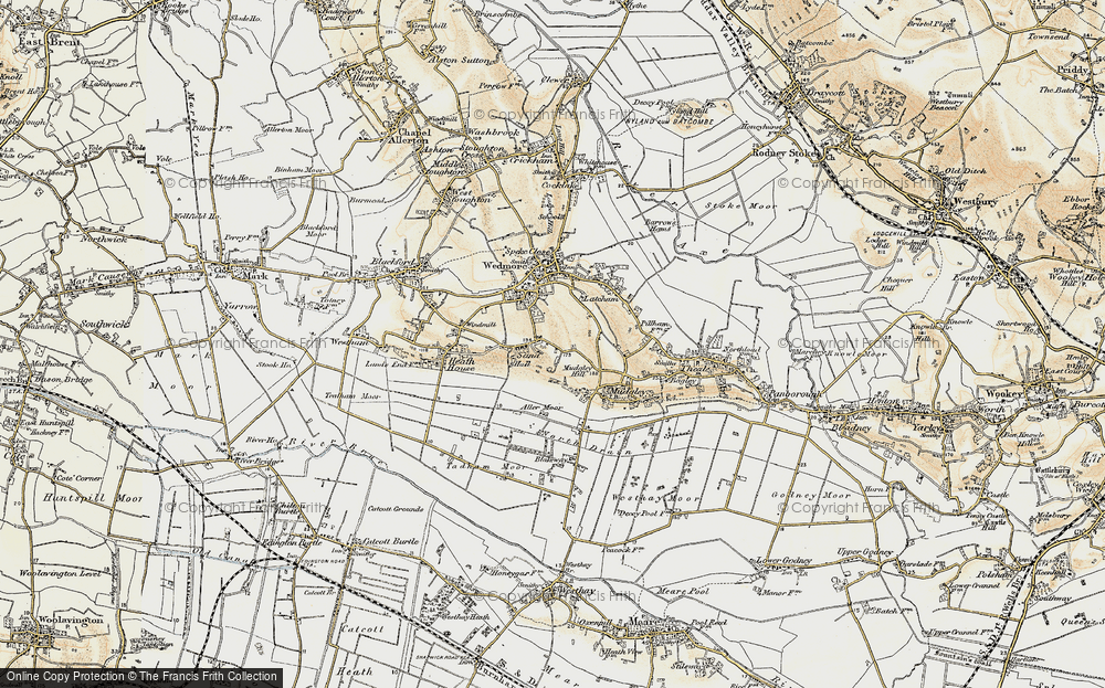 Old Map of Sand, 1899-1900 in 1899-1900