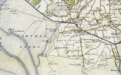 Old map of Sand Gate in 1903-1904