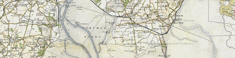 Old map of Sand Gate in 1903-1904