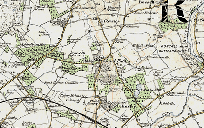 Old map of Sand Hutton in 1903