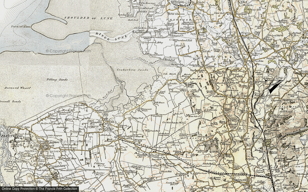 Old Map of Sand Side, 1903-1904 in 1903-1904