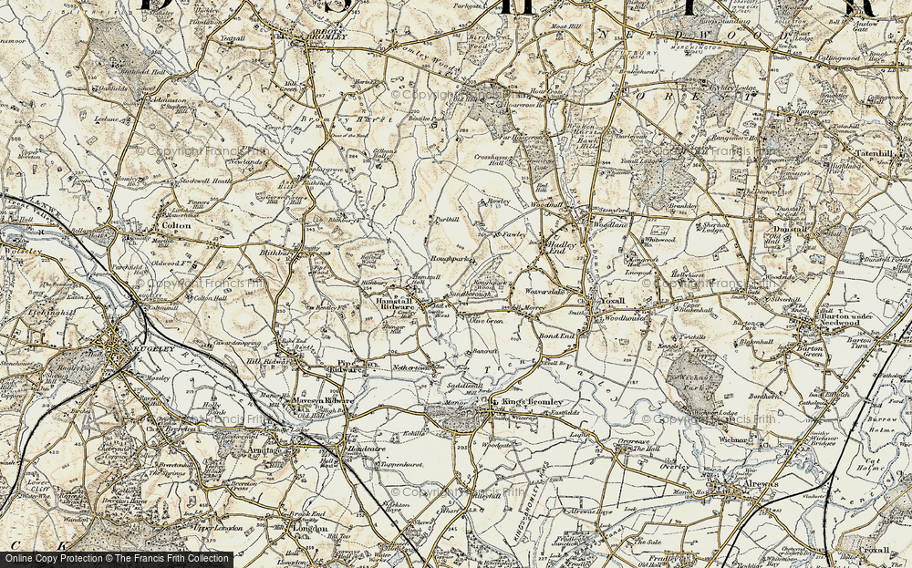 Old Map of Sandborough, 1902 in 1902