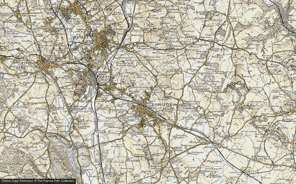 Old Map of Sandford Hill, 1902 in 1902