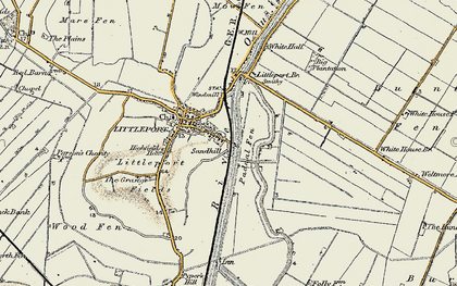 Old map of Sandhill in 1901