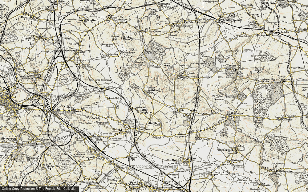 Old Map of Sandhill, 1903 in 1903
