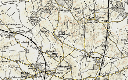 Old map of Sandhill in 1903