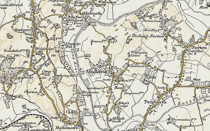 Old map of Sandhurst in 1898-1900