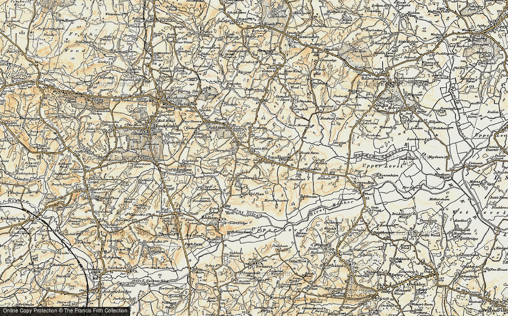 Old Maps Of Sandhurst, Kent - Francis Frith