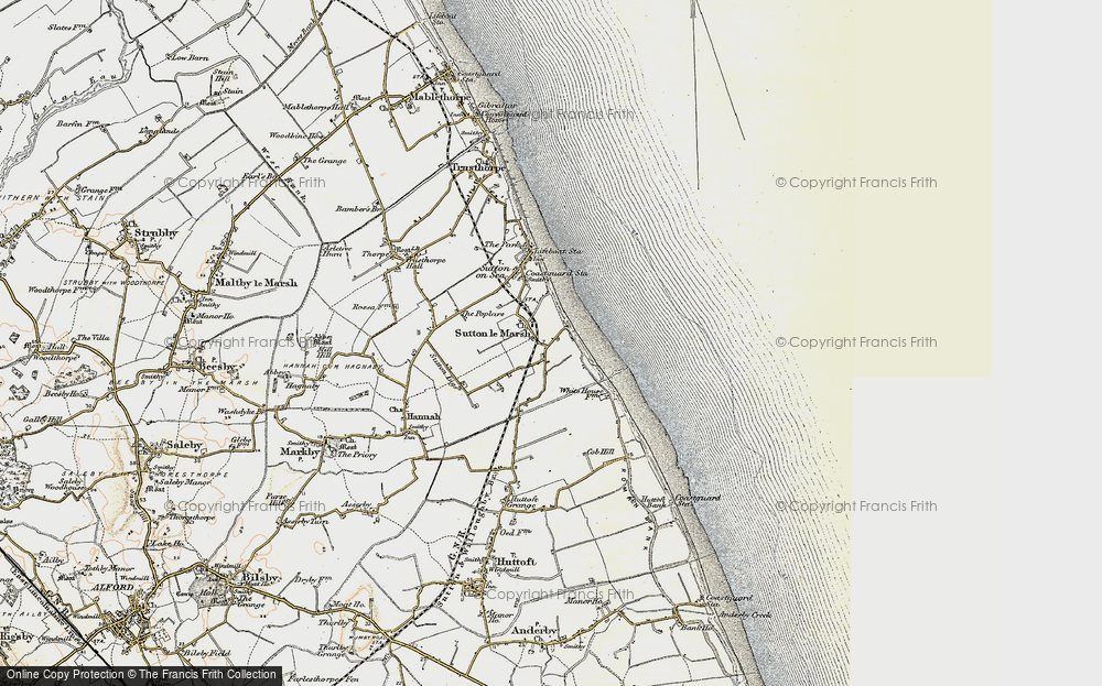 Old Map of Sandilands, 1902-1903 in 1902-1903