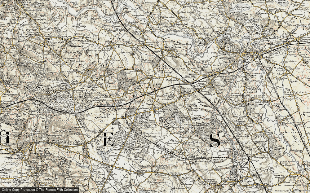 Old Map of Sandiway, 1902-1903 in 1902-1903