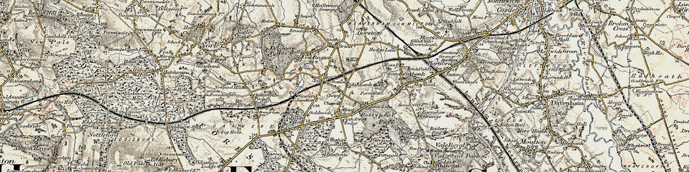Old map of Sandiway in 1902-1903
