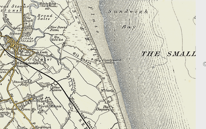 Old map of Sandwich Bay in 1898-1899