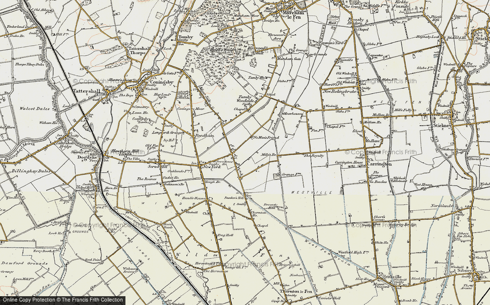 Old Map of Sandy Bank, 1902-1903 in 1902-1903