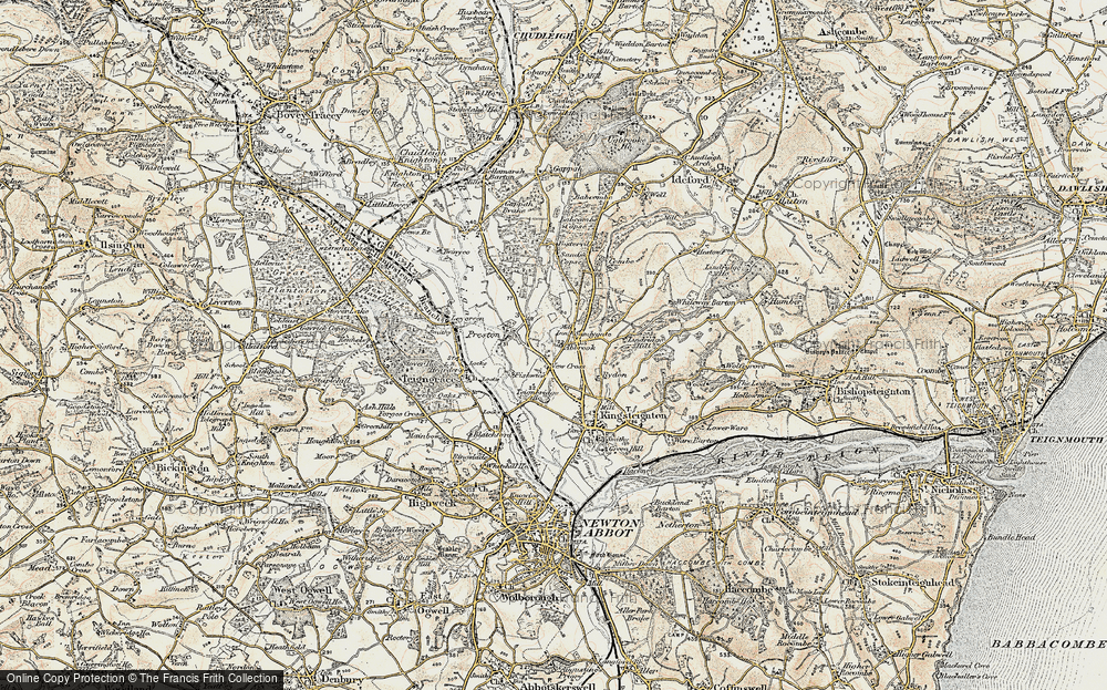 Old Map of Sandygate, 1899-1900 in 1899-1900
