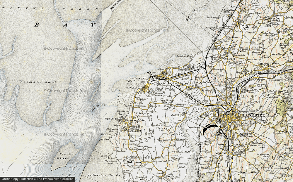 Old Map of Sandylands, 1903-1904 in 1903-1904