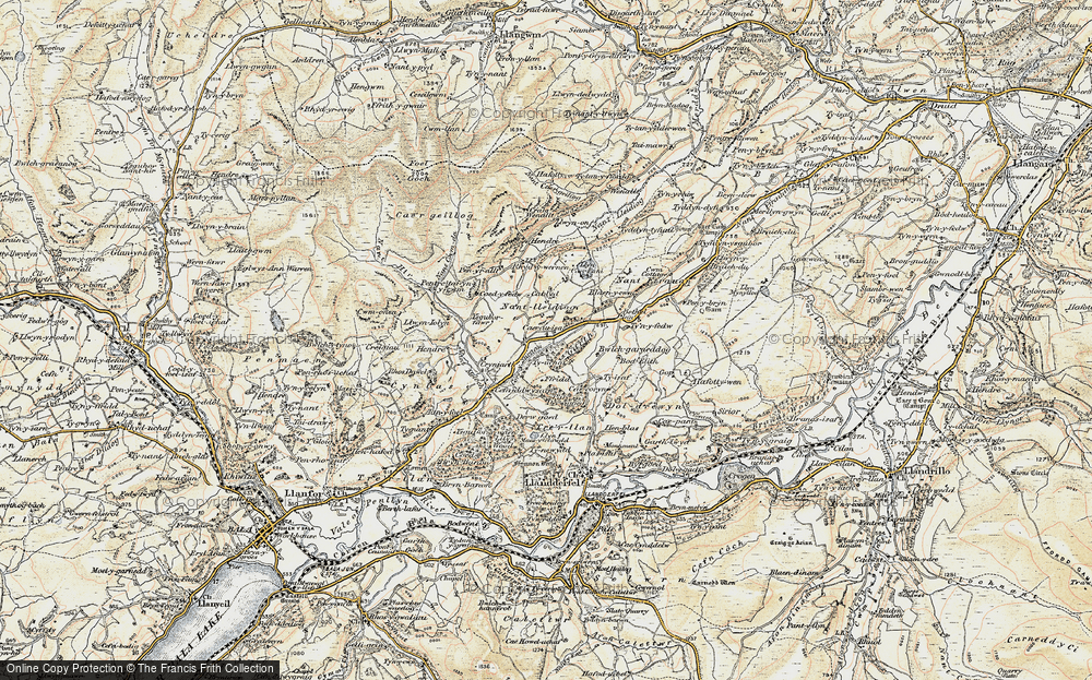Old Map of Sarnau, 1902-1903 in 1902-1903