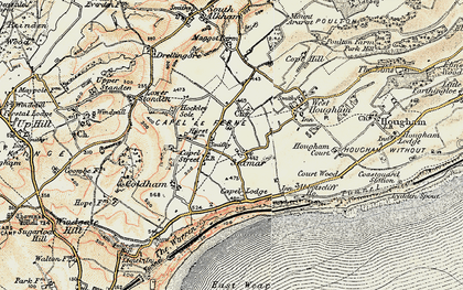 Old map of Satmar in 1898-1899