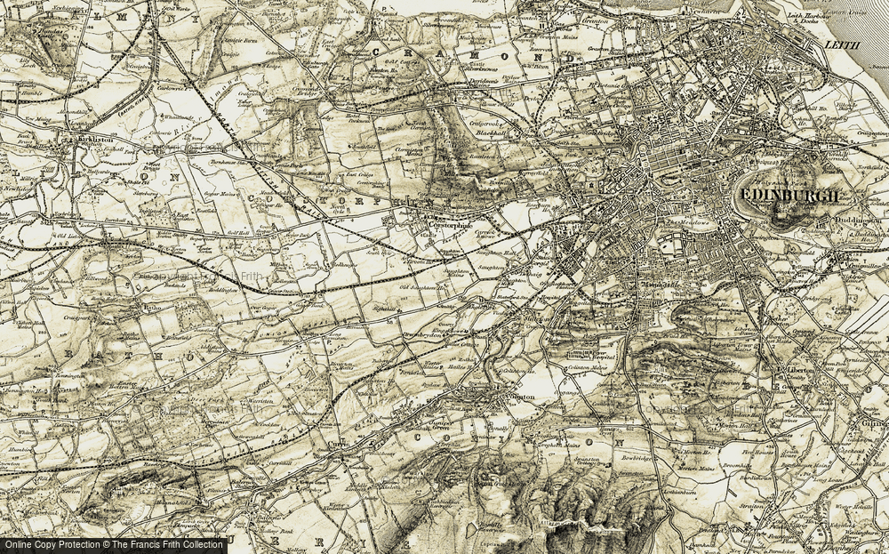 Old Map of Saughton, 1903-1904 in 1903-1904
