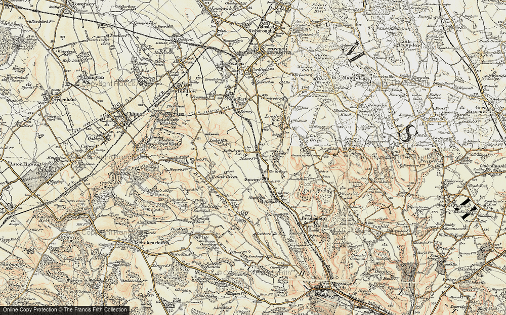 Old Map of Saunderton Lee, 1897-1898 in 1897-1898