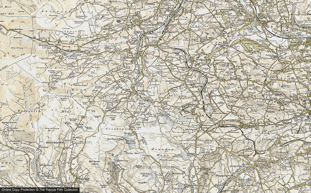 Old Map of Sawood, 1903-1904 in 1903-1904