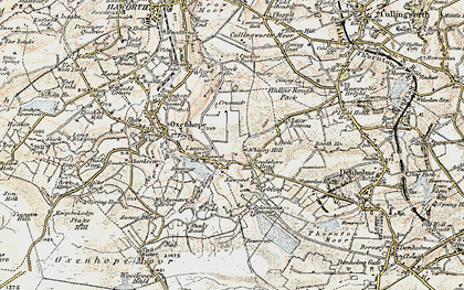 Old map of Sawood in 1903-1904