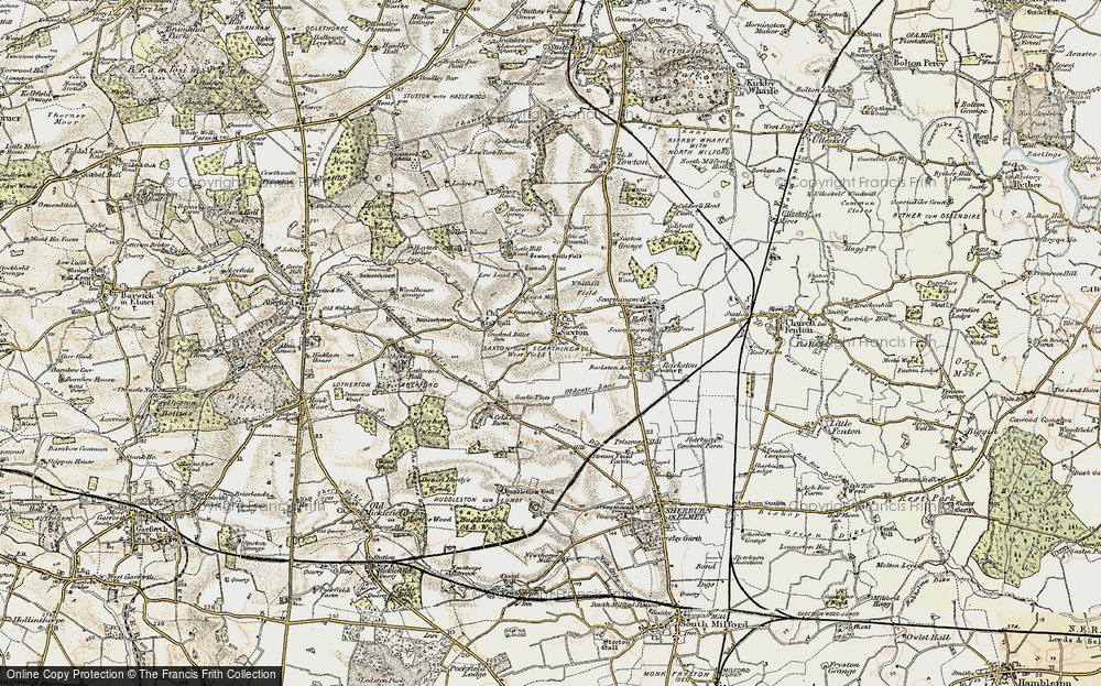 Old Map of Saxton, 1903-1904 in 1903-1904