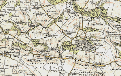 Old map of Scackleton in 1903-1904
