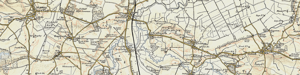Old map of Ling's Wood in 1903