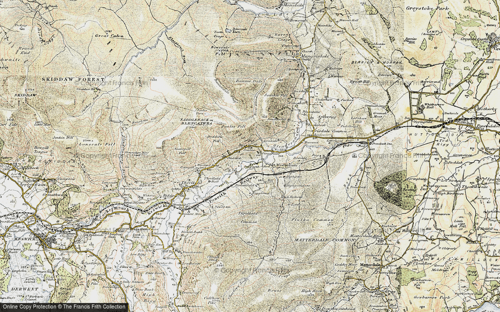 Old Map of Historic Map covering Blakebeck in 1901-1904