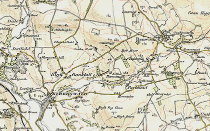 Old map of Scales in 1901-1904