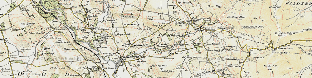 Old map of Scales in 1901-1904
