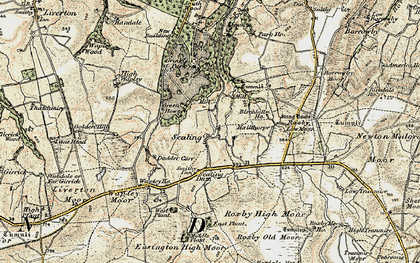 Old map of Low Tranmire in 1903-1904