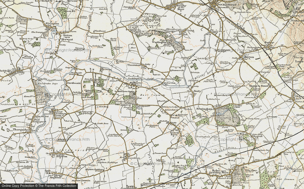 Old Map of Scamland, 1903 in 1903