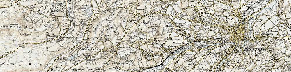Old map of Scapegoat Hill in 1903