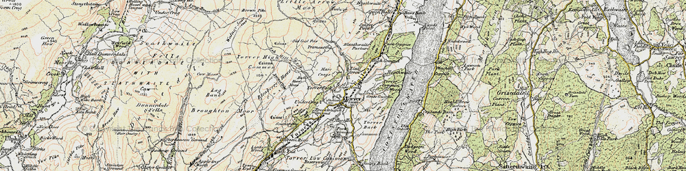 Old map of Scar Head in 1903-1904